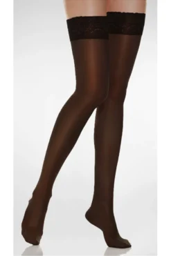 20 Denier Gloss Sheer Luxury Lace Top Hold Ups 03/07131