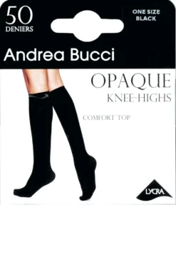 50 Denier Opaque Knee Highs 03/05100 -Stockings Shop andrea bucci 50 denier opaque knee highs 03 05100 p3767 22442 image