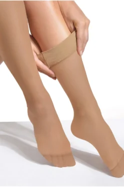 Extra Wide Comfort Top 60D Opaque Knee Highs 03/05128