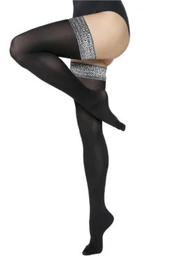 Opaque 60 Denier Leopard Top Hold Up 03/02427
