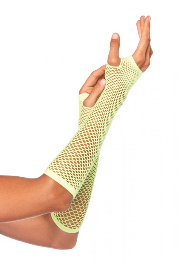 Long Fingerless Fishnet Gloves 1 Long Fingerless Fishnet Gloves