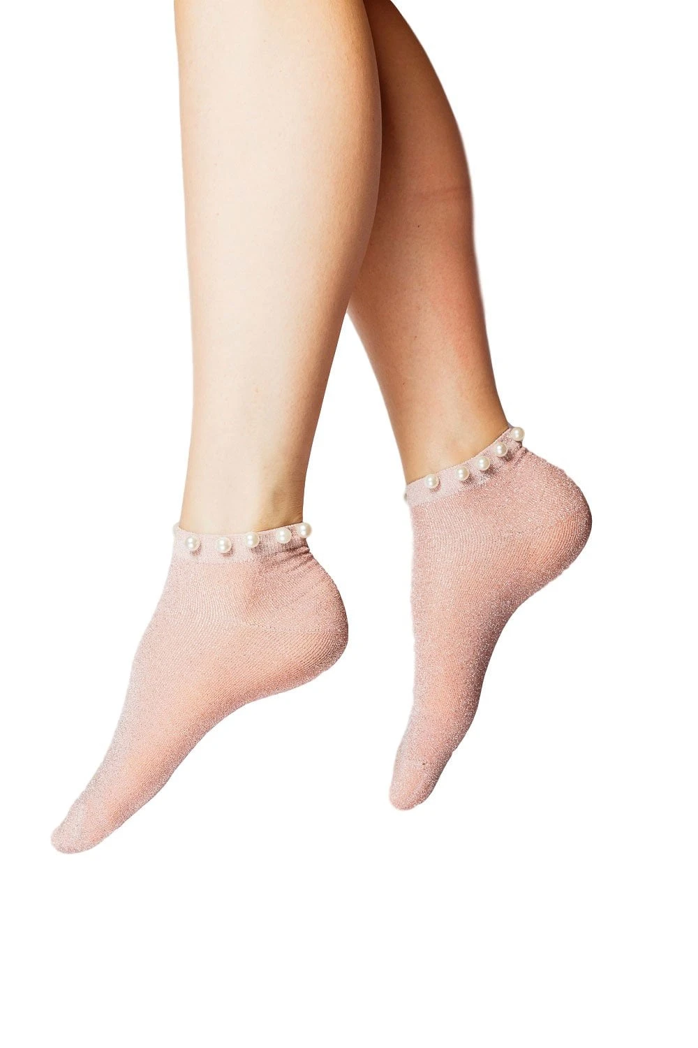 Lurex Beaded Trainer Style Sock 507 3 Lurex Beaded Trainer Style Sock 507 - Image 3