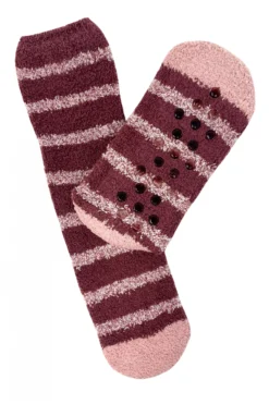 Bramble Pink Heart/Stripe Cosy Lounge Socks 2PP -Stockings Shop clever socks bramble pink heart stripe cosy lounge socks 2pp p5112 37914 zoom scaled