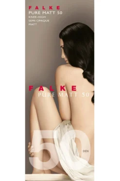Falke Pure Matt 50 Knee High 43154 -Stockings Shop falke pure matt 50 knee high 43154 p4697 32818 zoom scaled