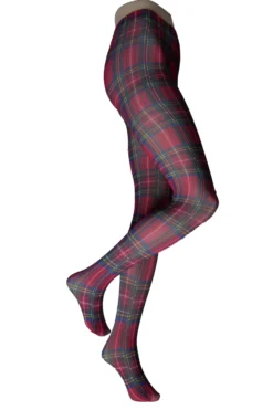 Red Tartan Tights