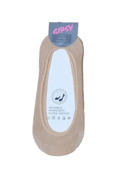 GIPSY Cotton Rich Footsies 2 Pair Pack 1543