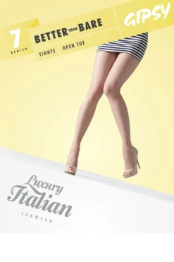 GIPSY Open Toe Better Than Bare Luxury Tights 1428