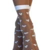 GIPSY Transparent Sheer Heart Ankle Socks 1711