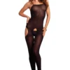 LEG AVENUE Opaque Suspender Bodystocking 8195