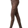 Oroblu Savannah Camel Leopard Print Tights