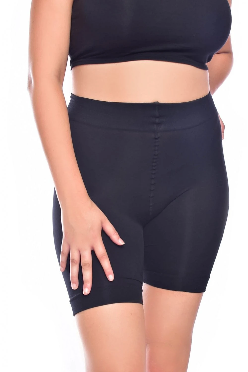 90 Denier Curvy Super Stretch Anti Chafing Shorts 3 90 Denier Curvy Super Stretch Anti Chafing Shorts - Image 3