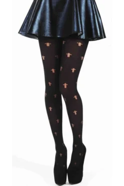 Opaque Cross Tights