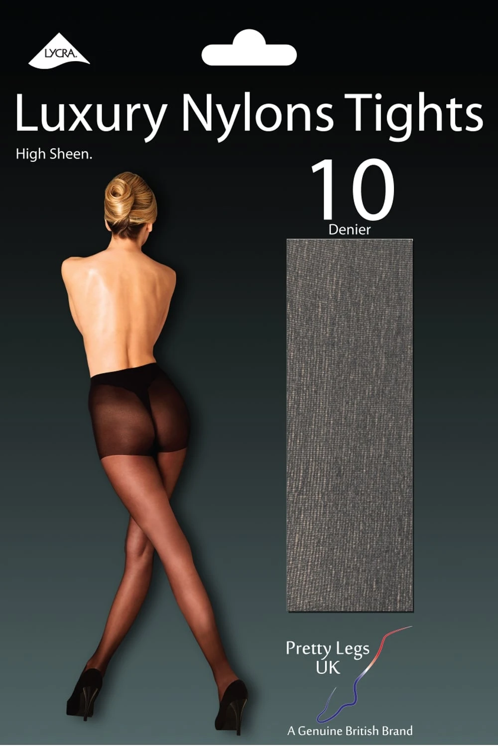 10 Denier Luxury Nylons Tights GGT 2 10 Denier Luxury Nylons Tights GGT - Image 2