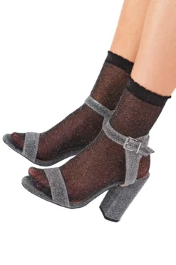 Lurex Mesh Anklet AVQ8