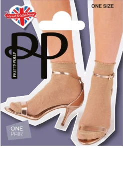 Lurex Mesh Anklet AVQ8 -Stockings Shop pretty polly lurex mesh anklet avq8 p4225 28231 image