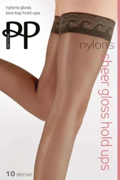 Nylons 10 Denier Gloss Hold Ups AF85