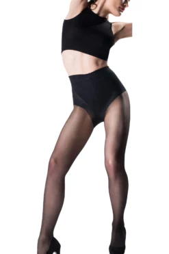 Patterned Brief Firm Shaper Tights AVT1