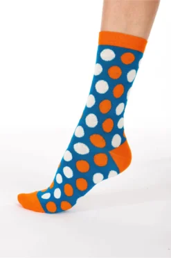 Stripe And Spot Bamboo Socks