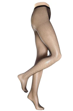 Silky Fishnet Tights XL Size