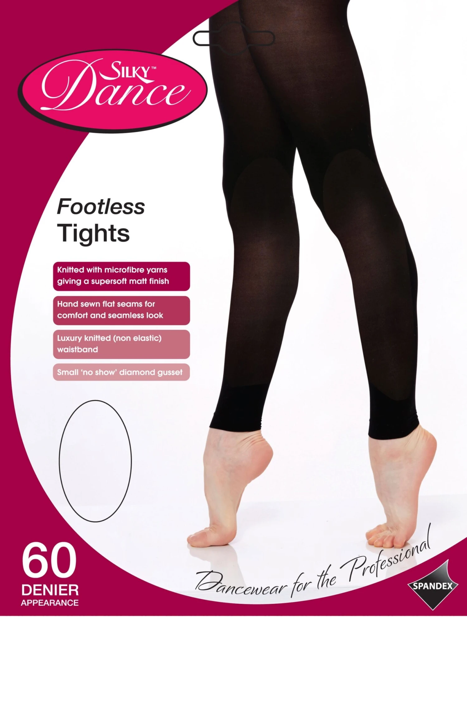 Silky Footless Dance Tights Childrens Sizes 2 Silky Footless Dance Tights Childrens Sizes - Image 2