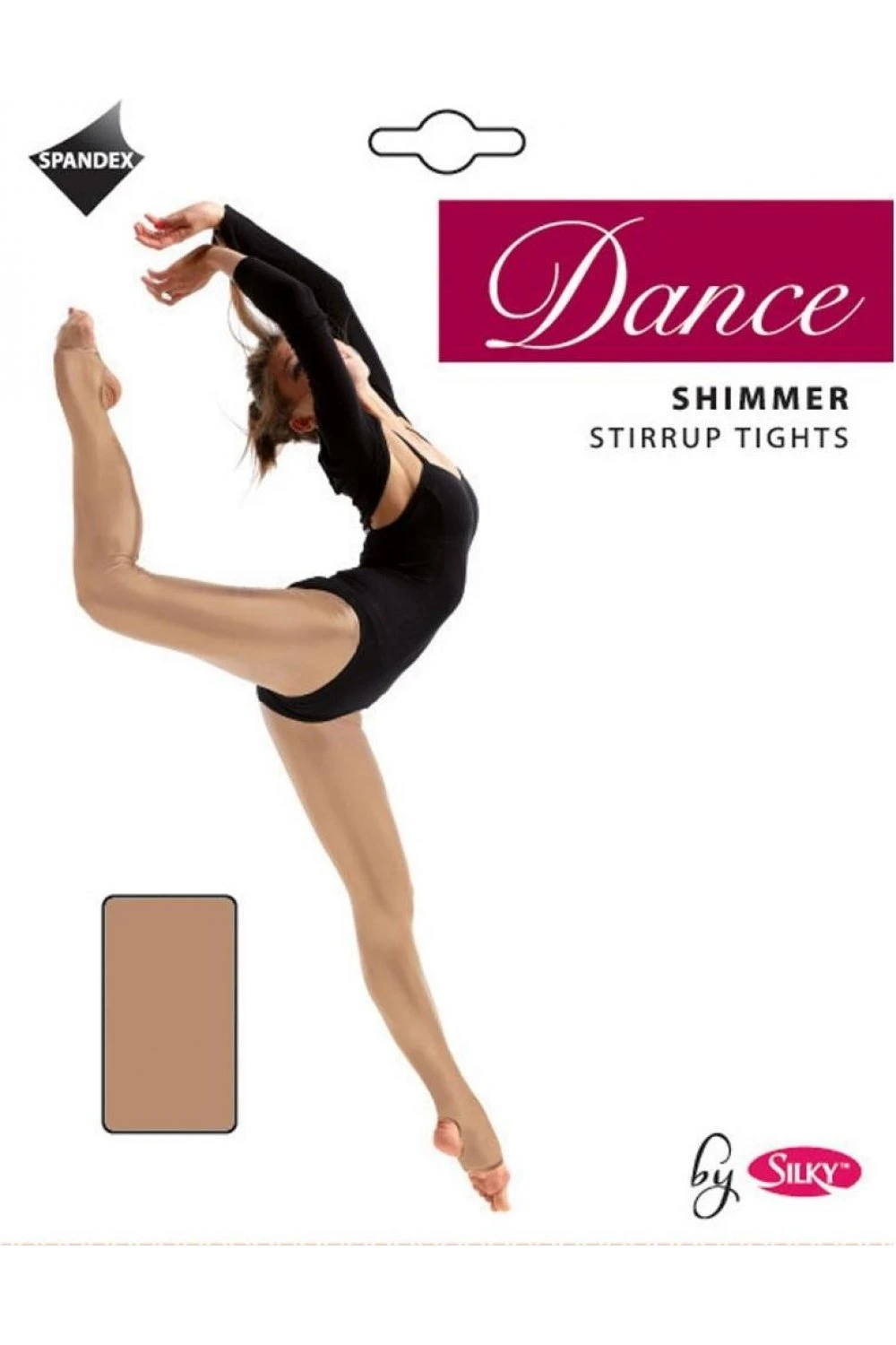 Silky Stirrup Shimmer Dance Tights - Adult Sizes 2 Silky Stirrup Shimmer Dance Tights - Adult Sizes - Image 2