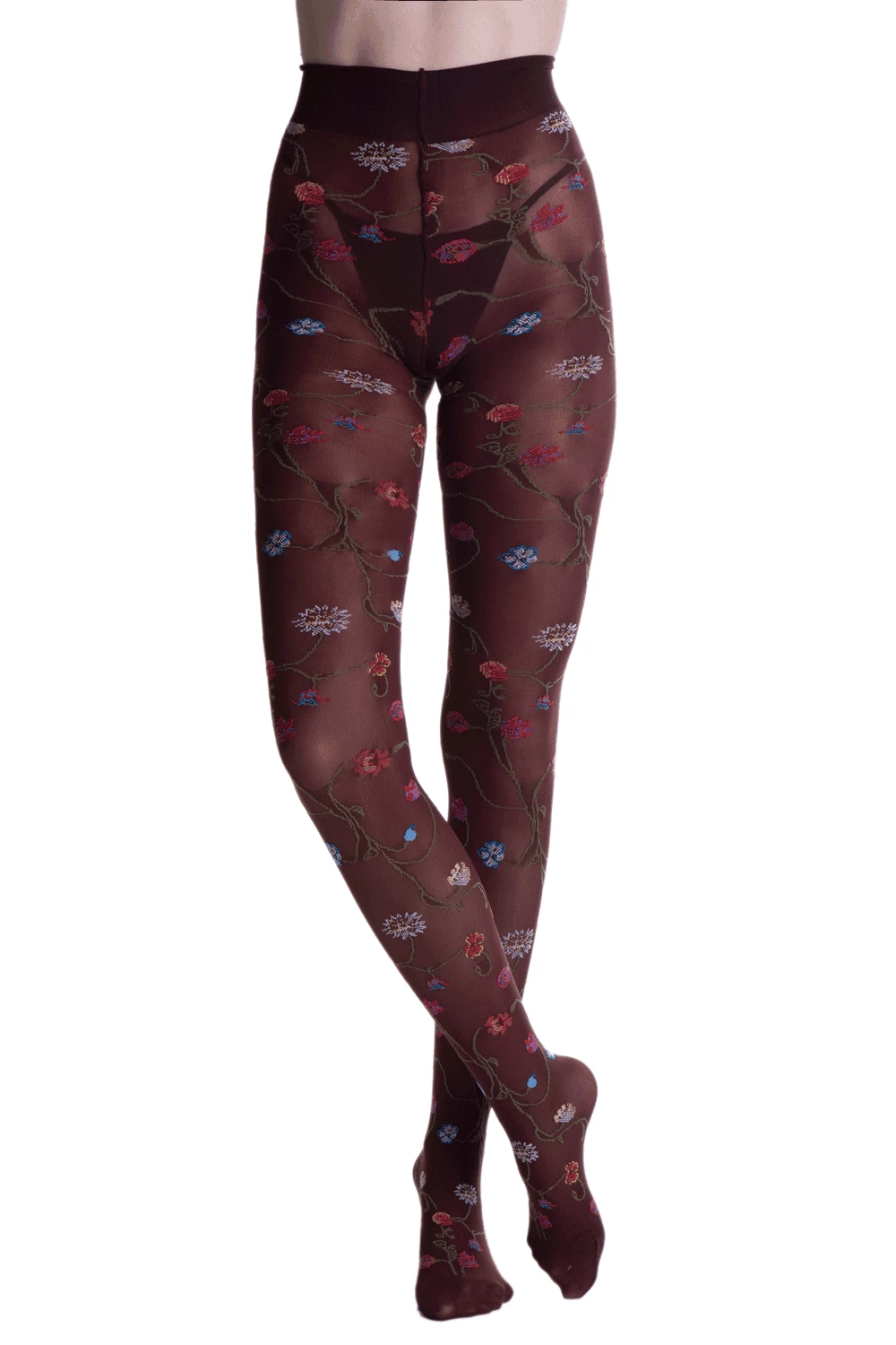 Platino Floral Tights 4 Platino Floral Tights - Image 4