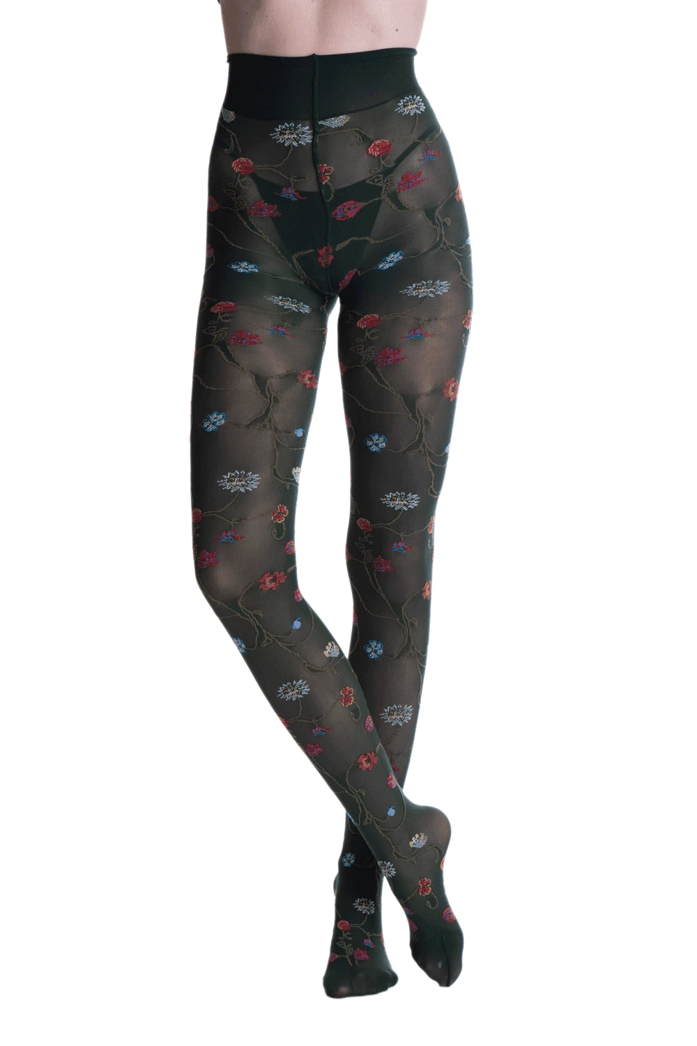 Platino Floral Tights 5 Platino Floral Tights - Image 5