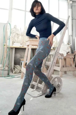 Platino Floral Tights 11 Platino Floral Tights -Stockings Shop trasparenze platino floral tights p4754 41639 image