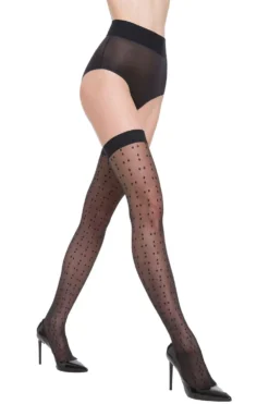 Wolford Playful Dots Hold Ups 28149